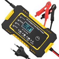 Cargador De Batería 12V6A Para Coche/Moto Con Pantalla Digital Protección Contra Inversión Adecuado Para Baterías De Plomo-Acidez Enchufe Europeo - details 21