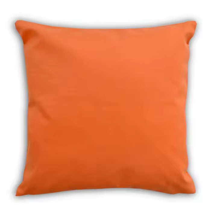 COJIN AMIKO CON CREMALLERA COLOR NARANJA 42X42 CMS - 1