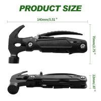 Martillo Multifuncional Maarten 12 En 1 Para Hombres Novios Abuelos Regalos Para Camping Y Sobrevivencia Herramienta Cool - details 1