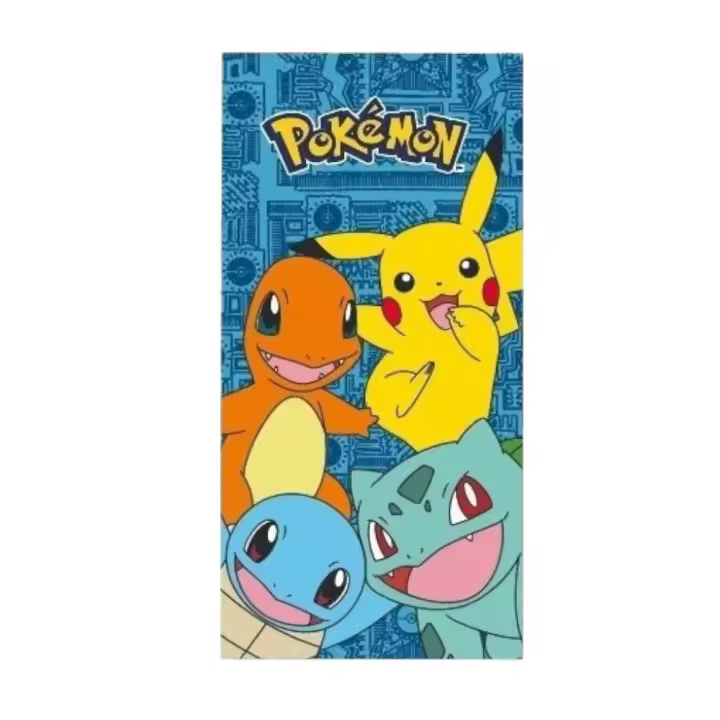 Toalla Pokémon Microfibra 70x140 - Secado Ultra Rápido + Súper Suave - Diseño Exclusivo Oficial - Perfecta Playa/Piscina Niños frabricante new import s.l - 1