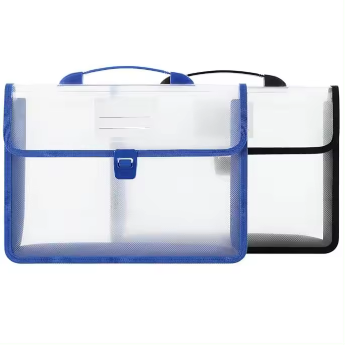 2 Pack Acordeón Portatil A4 Carpeta de Archivo Desplegable Archivador Clasificadores Organizador de Documento - 1