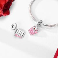 Encanto De Plata De 925 Para Pulsera Con Barco De Paseo Y Corazón Joyería Fina Para DIY Regalo Con Cuentas De Papel Y Rosas - details 144