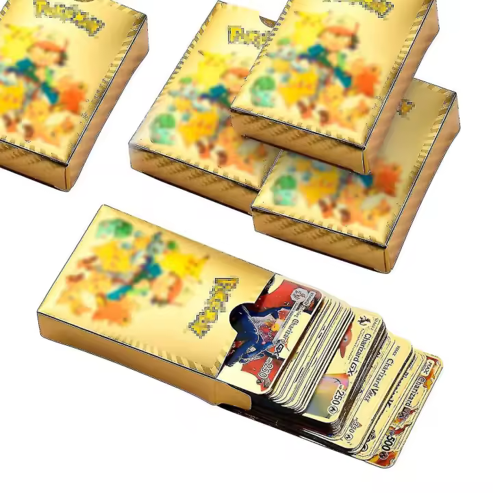 55 Pcs Tcg Deck Box Including Gold Foil Card Assorted Cards - 1