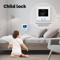 Termostato WiFi Tuya Controlador De Temperatura De Habitación Compatible Con Alexa Y Google Home Para Calefacción De Suelo Eléctrica Y Agua Calentador De Gas - details 8