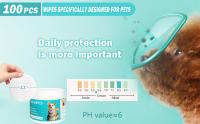 Toallas Húmedas Para Limpieza De Ojos De Mascotas Eliminación De Manchas De Lágrimas Para Gatos Y Perros Productos De Limpieza Para Animales - details 7
