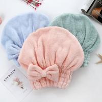 Bathing Cap De Algodón Poliéster Transpirable Y Secado Rápido Toalla Para Cabello Sin Desprendimiento Absorció 15s-20s Uso En Baño - details 0