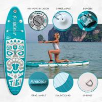 FunWater  tabla paddle surf hinchable 2 personas，tablas padel surf y kayak piragua hinchable，pádel surf tabla，Accesorio de Remo Ajustable, Bomba, Mochila de Viaje, Correa de Seguridad - details 2