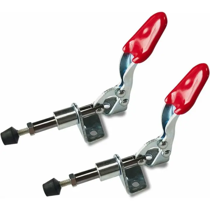 Abrazaderas de palanca, 2 piezas Hold Push Pull Action Herramienta manual Herramienta de palanca Liberación rápida manual Abrazadera manual Pestillo Lev - 1