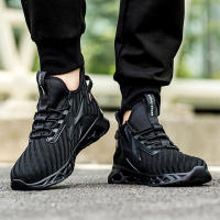 Botas De Seguridad Para Hombre Con Punta De Acero Ligera Impermeables Antipinchazos Para Trabajo Y Construcción Zapatillas De Seguridad Para Ocio - details 9