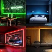 Tira De Luz LED RGB 1m Con Control Remoto Bluetooth Y Sincronización Musical Para Ambiente De Fiesta Retroproyección De TV Y Decoración Navideña 5VUSB - details 5