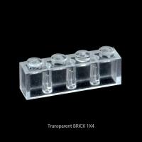 Pequeñas Partículas De Bloques De Construcción Transparentes 1x2 2x3 2x4 1x1 MOC Piezas Juguetes Para Niños Edad Recomendada 6-12 Años - details 4