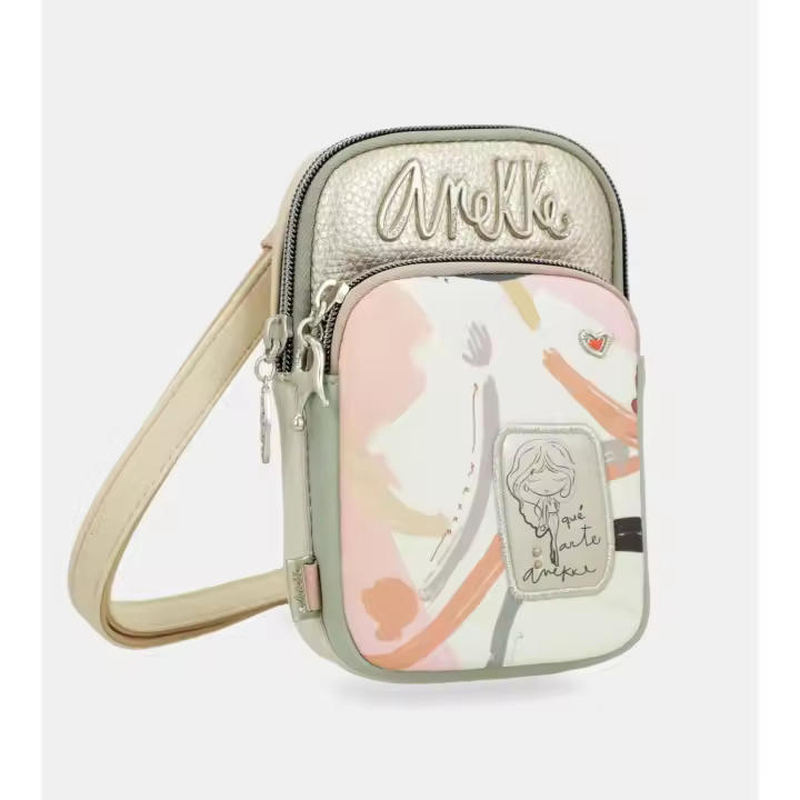 Anekke mod. 40603-907 - Bolso minbandolera con detalles de colores - 1