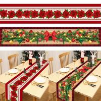 Mantelero Navideño 'Feliz Navidad' Decoraciones 2024 Para El Hogar Alfombra De Mesa Navidad Noel Kerst Xmas Regalos 2025 Decoraciones De Mesa Para El Hogar - details 1
