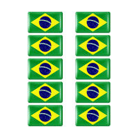 10pcs Etiquetas De Epoxy Para Decoración Interior De Coche Bandera De Emiratos Árabes Unidos Tailandia Holanda Rusia Brasil Italia Adhesivo Para Interiores De Automóviles - details 6