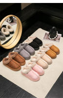 Nuevos Pantuflas De Hombre Con Suela Gruesa Y Peluche Para Invierno Antideslizante Y Calor Interior Adecuadas Para Parejas - details 7