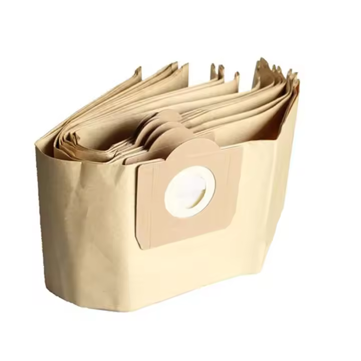 Juego de 5 bolsas rectas para aspiradora Karcher WD3, WD 3 Premium, WD3200, WD3500P, A2204, A2534, SE4001, KAR69591300 - 1