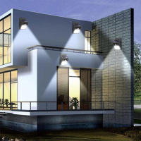 Lámpara Solar Exterior Con Sensor De Movimiento PIR 30 LED Luz De Pared Impermeable Para Jardín Decoración Calle Solar Iluminación Fuente De Energía Solar - details 9