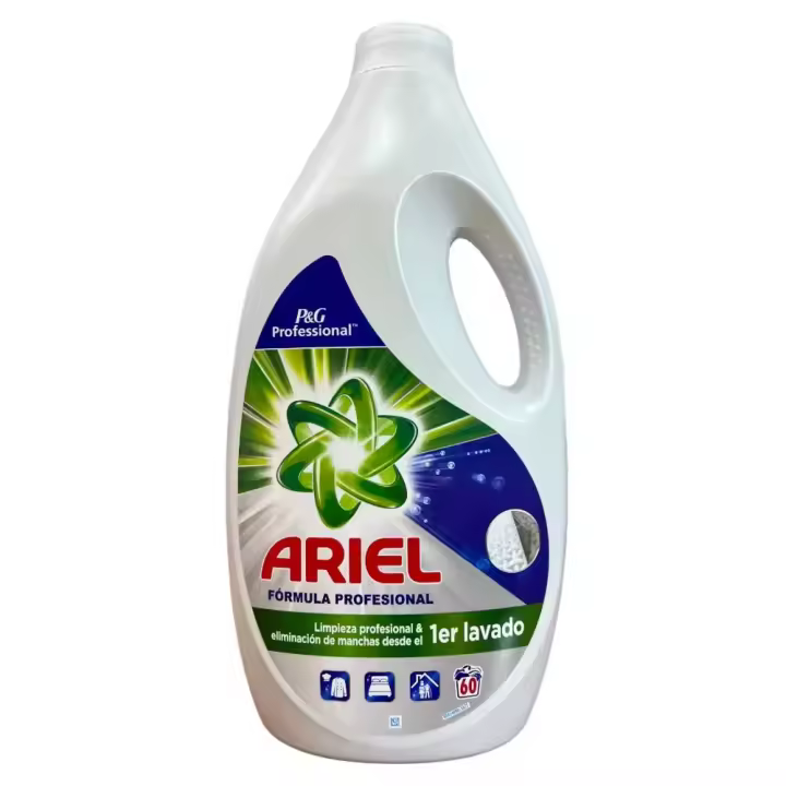 Ariel Detergente Lavadora Liquido_ 120 Lavados (2udsx60)_ Jabon Quitamanchas_ Mas Poder Extra Quitamanchas_ Limpieza Profunda - 1