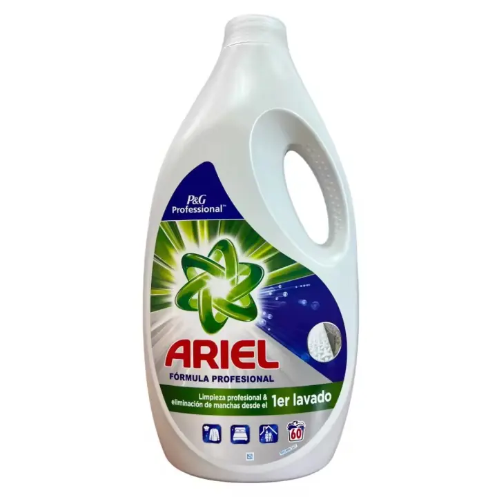 Ariel Detergente Lavadora Liquido_ 120 Lavados (2udsx60)_ Jabon Quitamanchas_ Mas Poder Extra Quitamanchas_ Limpieza Profunda - 1