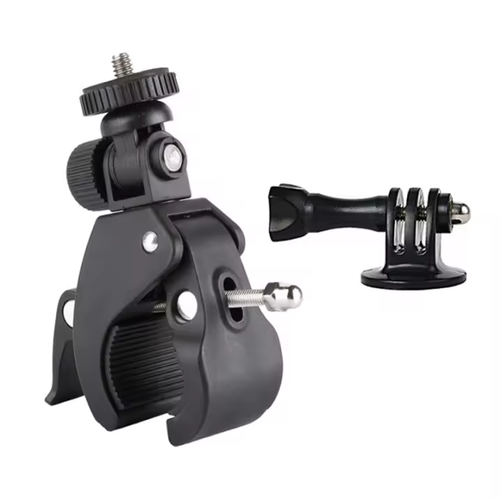 Adaptador De Clip Para Manillar De Bicicleta Y Motocicleta Para Cámara De Acción GoPro Hero 11 10 9 8 7 Y Más Accesorio De Video De Deportes - 1