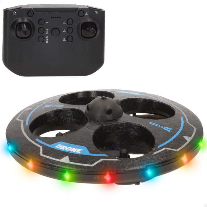 Speed & Go - Drone juguete, con luz LED, giro 360º, 50-60 metros, tiempo vuelo 4-5 min, despegue y aterrizaje automáticos, 2.4 GH.z, juguetes niños 8 años, RC, vehículos radiocontrol, radiocontrol drone, dron teledirigido