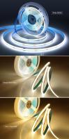 Tira De Luces LED COB Flexible DC 5V 12V 24V 320LEDs/m Alta Brillantez Para Decoración De Habitaciones Iluminación Lineal Dimmable - details 7