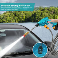 30Bar Pistola Agua Alta Presión Inalámbrica Portátil, 21V Batería Makita, 2 Baterías 1200mAh, 40 Min, 4.1L/min, Kit Limpieza Coches Jardín, 12 Accesorios - details 5