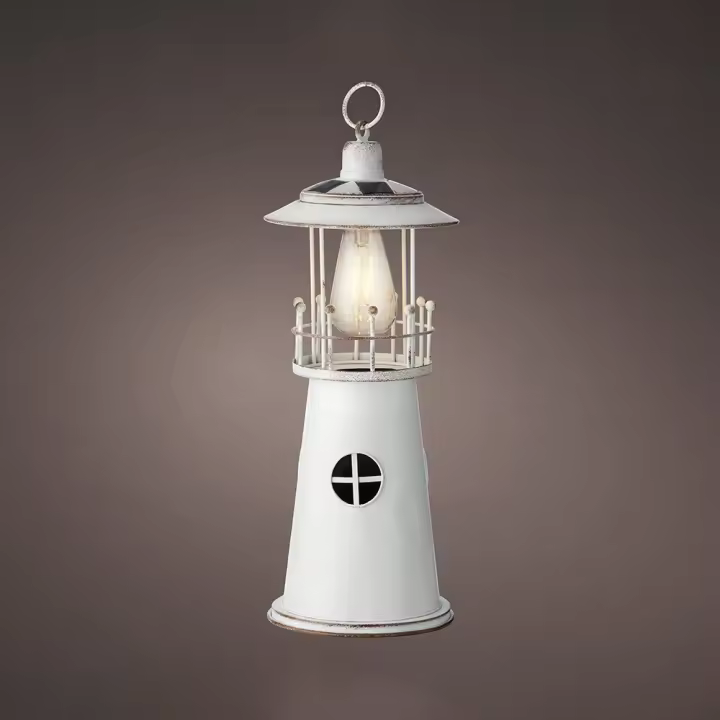 Faro Solar Lumineo con Bombilla de Filamento de Led y Luz Cálida - 1