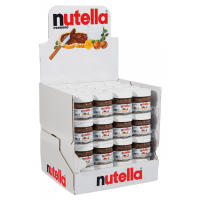 FERRERO Nutella Botes de Nutella en miniatura de cristal, Set de 15 ó 64 unidades de 25g, crema de avellanas y chocolate para untar - PACK DE 15 UNIDADES Ó de 64 UNIDADES - details 2
