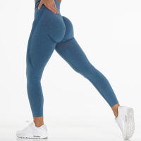 Pantalones De Yoga Para Mujer 2022 Cintura Alta Sin Costuras Tejidos En Nudo Terciopelo Glúteos Talla Realizada Pantalones De Gimnasio - details 13