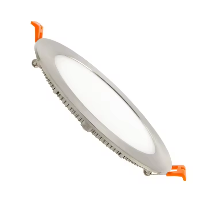 Ledkia Placa LED 12W Circular SuperSlim Corte Ø 155 mm Silver 4000K Blanco Neutro - 1