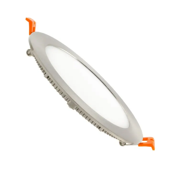 Ledkia Placa LED 12W Circular SuperSlim Corte Ø 155 mm Silver 4000K Blanco Neutro - 1