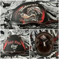 Gorro De Béisbol Retro Con Adhesivos Para Motocicletas Scooters Patinetas Y Skate Washable Liner Visera Integrada - details 10