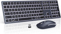 Teclado Y Ratón Inalámbricos Con Iluminación Backlit 2.4G USB Silencioso Teclado Y Ratón Recargable Set De Teclado Y Ratón Slim De Tamaño Completo - details 8