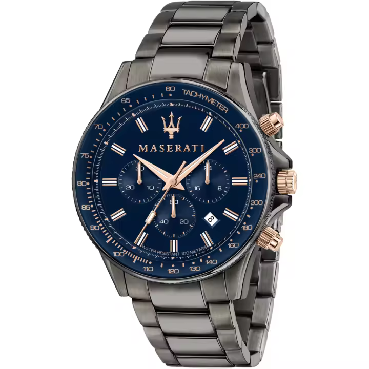 Reloj Maserati R8873640001 Sfida Blue Dial Hombre - 1