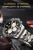 Reloj De Pulsera De Lujo Para Hombre 2025 Cuarzo Resistente Al Agua Con Fecha Y Luminosidad Reloj Deportivo De Acero Inoxidable - details 4