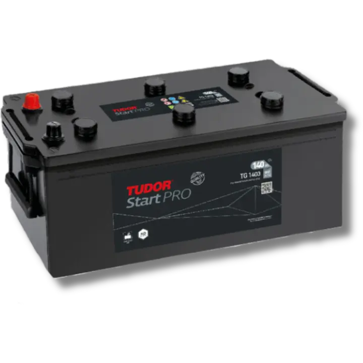 Bateria de coche Tudor TG1403 Start Pro. 12V - 140Ah/800A (EN) - 1