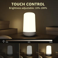 Lámpara De Noche Inteligente Con Toque Sensible RGB Recargable Para Dormitorio Lámpara De Mesa Cómoda Con Cambio De Color Apto Para App Dimmable - details 7