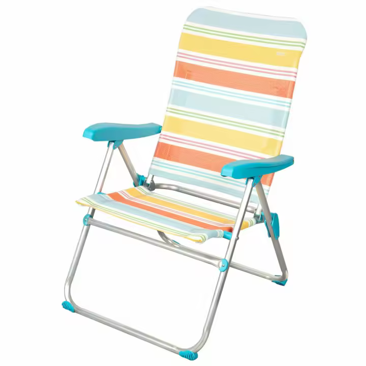 Silla de Playa Aktive 48 x 95 x 65 cm (4 Unidades) - 1