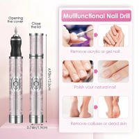YIKOOLIN Máquina De Uñas Eléctrica Profesional 20000RPM Para Archivar Uñas De Acrílico Y Gel Herramienta De Manicura Y Pedicura Set De Manicura - details 15