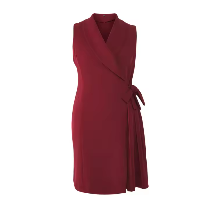 Trendyol Black Plain Double Breasted Woven Dress Tbbss23Ah00254 - 1