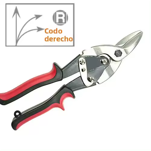 Tijeras De Metal De 25CM/10'' Para Aviación Herramienta Doméstica Para Cortar Placas De Hierro Material De Hojalata Y Acero Carbono - 1