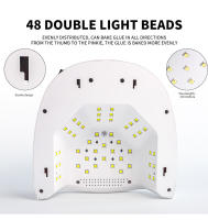Lámpara De Uñas LED Recargable Con Sensor De Movimiento Para Curar Polvos De Uñas Con 48LEDs Secador De Uñas Profesional Herramienta De Arte De Uñas - details 4