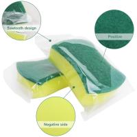 24pcs Esponjas De Limpieza Altamente Absorbentes Individualmente Empaquetadas Eliminadoras De Rusticidad Y Grasa Para La Cocina Y El Hogar - details 1