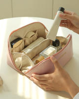 Bolsa De Cosméticos Para Mujer Elegante De Cuero PU Organizador De Maquillaje Y Aseo Para Viaje Pouch Colgante Tote De Viaje - details 15