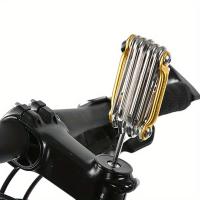 Kit De Reparación De Bicicleta Portátil Multifuncional 11 En 1 Para Ciclismo Al Aire Libre Herramientas De Acero Para Mantenimiento De Vehículos De Movilidad - details 7