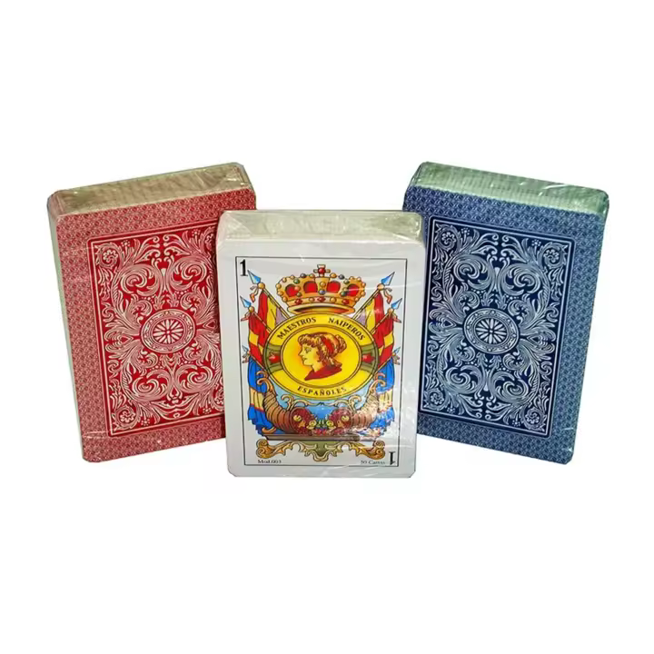 BARAC Baraja de Cartas Española, 54 naipes, Mus, Chinchón, Tute, Baraja Española, Resistente y Duradera - 1