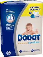 Dodot Sensitive Toallitas para Bebés Pack 216 Unidades (4 x 54 Toallitas) - details 0