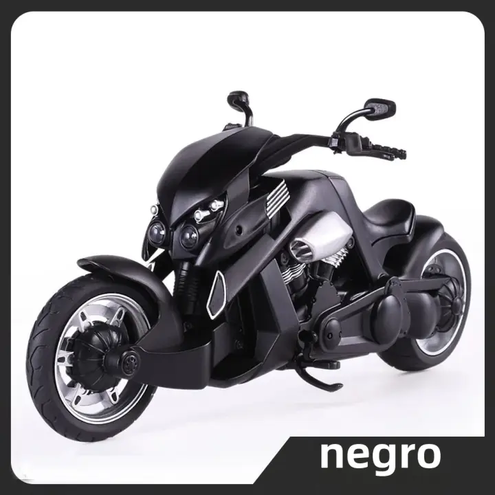 Moto De Tyrannosaurus 1:12 De Aleación De Metal Juguete Con Sonido Y Luz Vehículos Retroalimentados Decoración Para Niños Regalo - 1