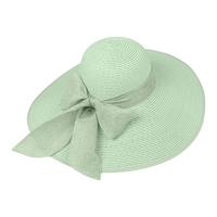 Sombrero De Paja Para Mujer Con Lazo Amplio Y Plegable Protección Solar De Playa Estilo Panama Casual Unisex Tamaño Adulto - details 5